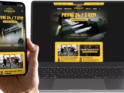 Spouštíme web Hangaar gymu i s představením našeho vizuálu!