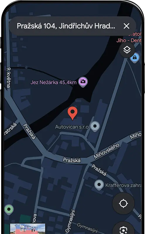 Mapa s&nbsp;lokac&iacute;